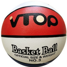 Red White Blue Rubber Basketball for Sporting